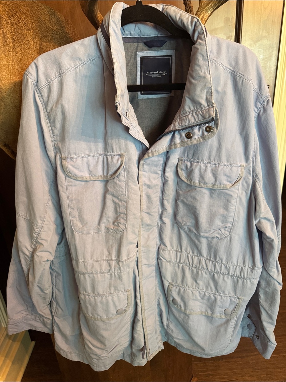Vineyard Vines Light Blue Men's Field Jacket
